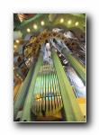Orgeln und Gew&ouml;lbe der Apsis der Sagrada Familia