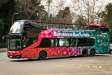 Mit dem Hop On Hop Off-Bus zu den Sehenswürdigkeiten in Barcelona
