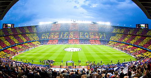 Fußballspiel Barcelona