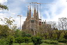 The Sagrada Familia basilica
