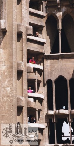 Innere der Fassade der Geburt Christi