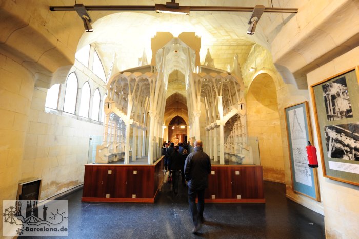 Museum der Sagrada Familia im Keller der Basilika