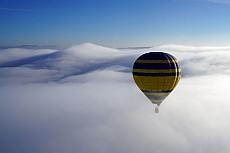 Balloon flight over Catalonia