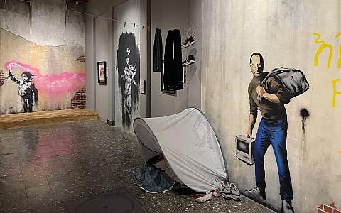 Banksy political art