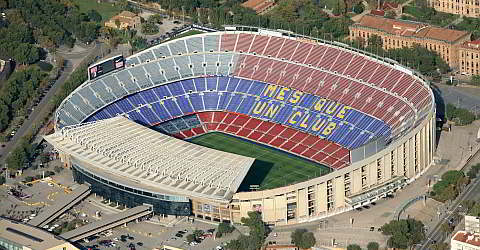 Camp Nou, home stadium of the FC Barcelona