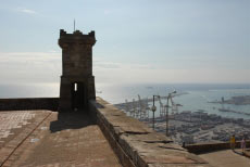 Montjuïc - Great view of the sea, the harbor and the city