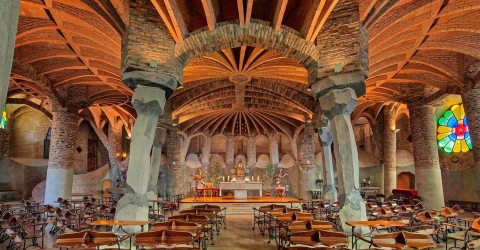 Crypt Gaudí in Colònia Güell