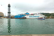 Passenger and car ferry from Barcelona