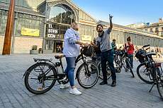 City tour in Barcelona by bike