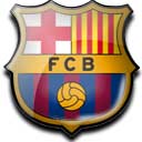 The actual crest of the FC Barcelona