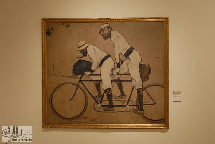 The most famous image of Modernism: Tandem by Ramón Casas