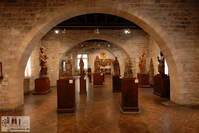 Ausstellungsraum im Museu Frederic Marès