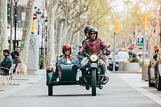 City tour by motorbike and sidecar