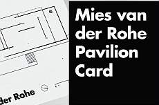 Mies van der Rohe Pavillon Karte