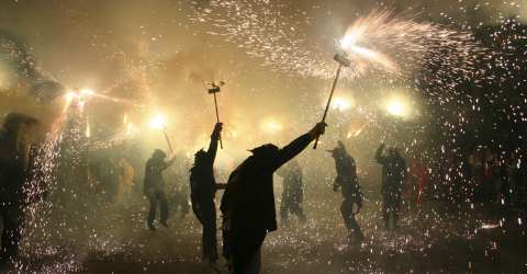 Feuerwerk spielt beim Fest der Mercè eine große Rolle