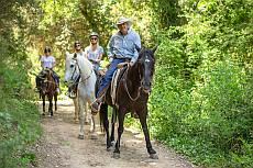 Horseback riding in Montserrat Natural Park