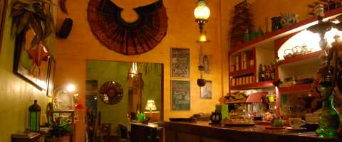 In der Mantra Bar Creperia herrscht eine ruhige Atmosphäre