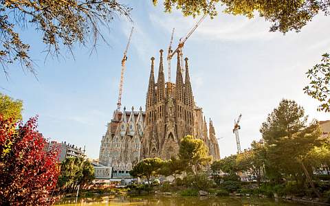 Bewundern Sie weltberühmte und schöne Sehenswürdigkeiten in Barcelona