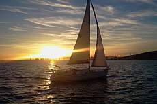 Bootsfahrt zum Sonnenuntergang