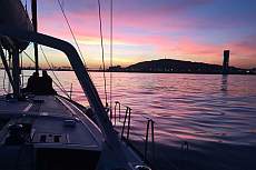 Sunset Sailing on Barcelona's coast