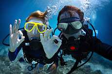PADI diving courses