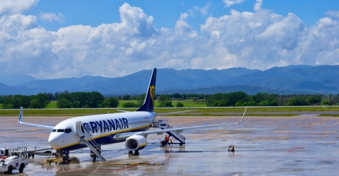 Die Busse vom Flughafen Girona fahren einen auf Ryanair abgestimmten Fahrplan